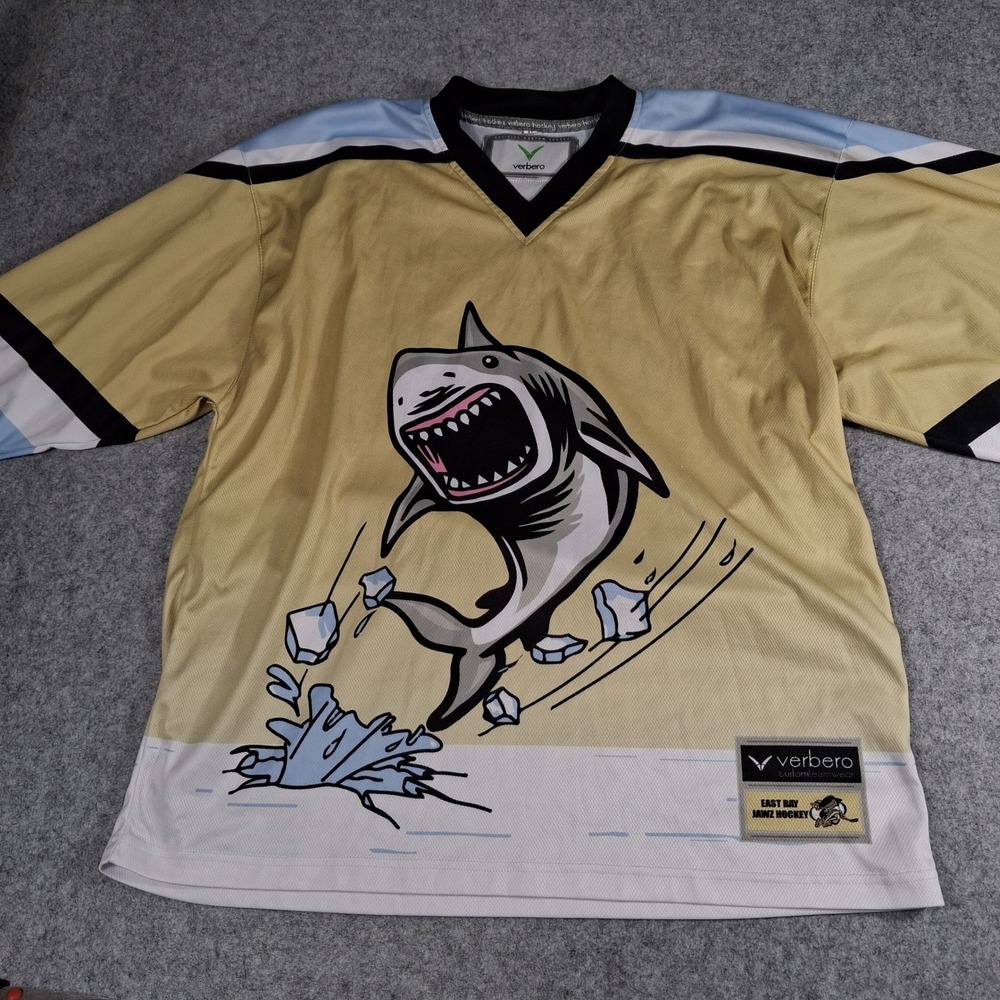 Verbero Hockey Jersey Mens XL Gold East Bay Jawz AIHL Inline‎ Number 88